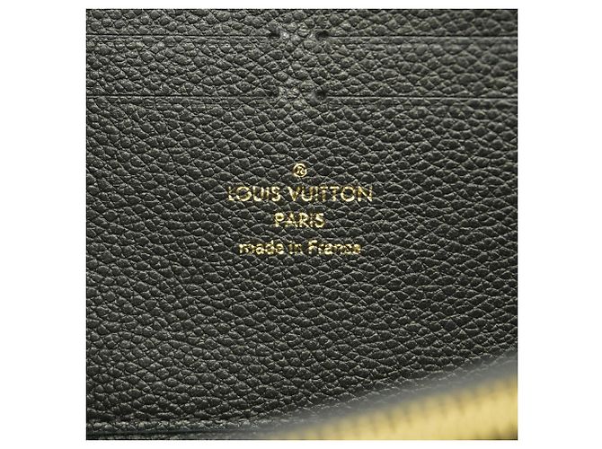 Louis Vuitton Monogram Empreinte Portefeuille Clemence Long Wallet Nero - vista 5