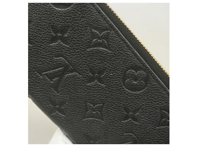 Louis Vuitton Monogram Empreinte Portefeuille Clemence Long Wallet Nero - vista 8