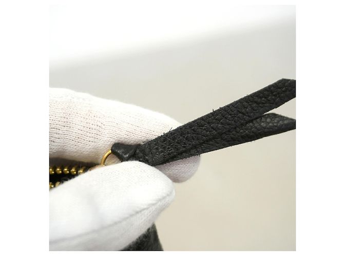 Louis Vuitton Monogram Empreinte Portefeuille Clemence Long Wallet Nero - vista 9