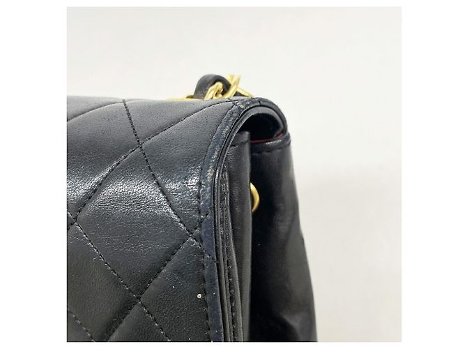 Bolso de hombro Chanel Mini Matelassé con cadena Negro - vista 11