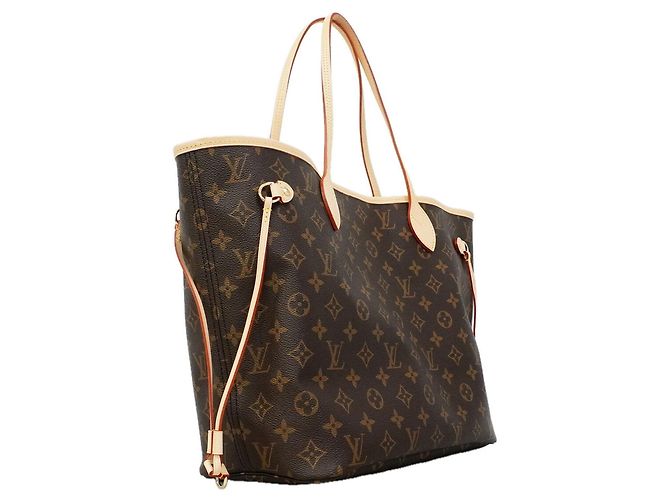 Bolso Tote Louis Vuitton Monogram Neverfull MM Castaño - vista 2