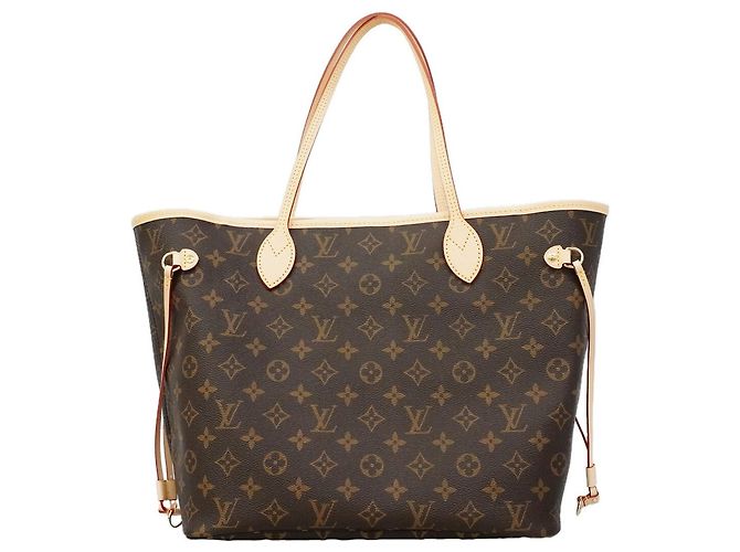 Bolso Tote Louis Vuitton Monogram Neverfull MM Castaño - vista 9
