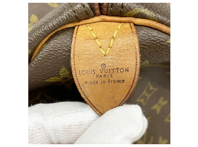 Sac Boston Louis Vuitton Marron - vue 5