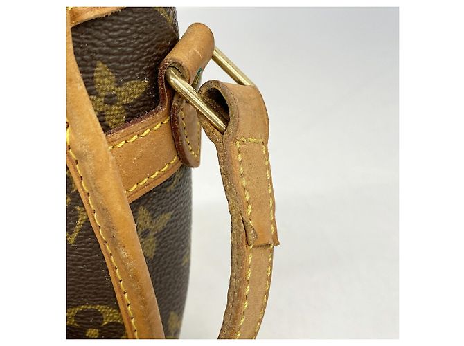 Bolso de hombro Louis Vuitton Monogram Sologne Castaño - vista 10