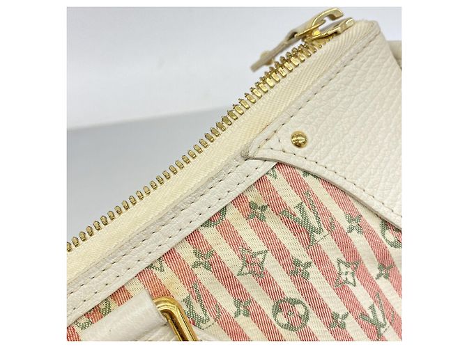 Bolsa Louis Vuitton Monogram Mini Lin Croisette Marina GM Vermelho - vista 8