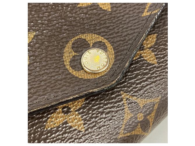 Louis Vuitton Monogram Portefeuille Sarah Long Wallet Braun - Ansicht 10