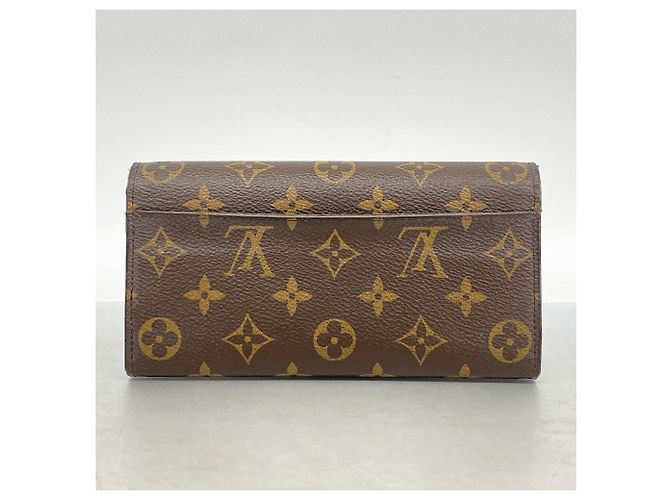Louis Vuitton Monogram Portefeuille Sarah Long Wallet Braun - Ansicht 12