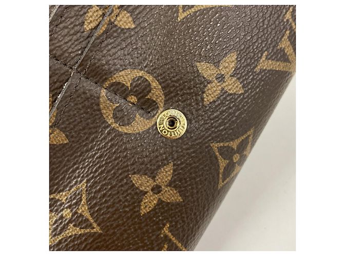 Louis Vuitton Monogram Portefeuille Sarah Long Wallet Braun - Ansicht 5