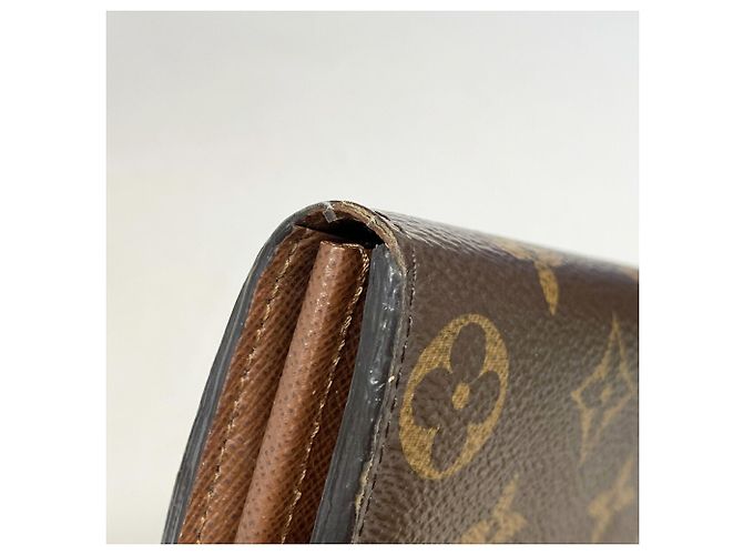 Louis Vuitton Monogram Portefeuille Sarah Long Wallet Braun - Ansicht 6