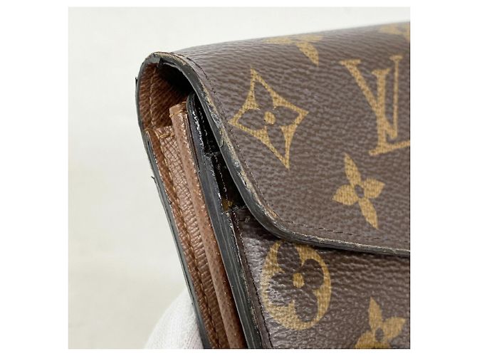 Louis Vuitton Monogram Portefeuille Sarah Long Wallet Braun - Ansicht 7
