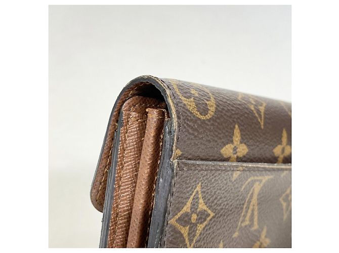 Louis Vuitton Monogram Portefeuille Sarah Long Wallet Braun - Ansicht 8