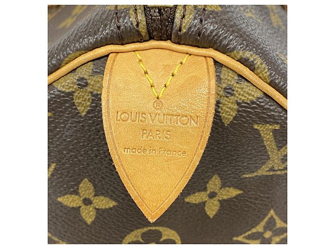 Bolso Louis Vuitton Monogram Speedy 30 Castaño - vista 5