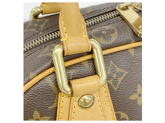 Bolsa Louis Vuitton Monogram Manhattan PM Marrom - vista 8