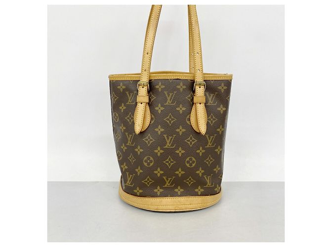 Louis Vuitton Monogram Bucket PM Tote Bag Braun - Ansicht 10