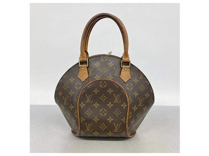 Sac à main Louis Vuitton Monogram Ellipse PM Marron - vue 12
