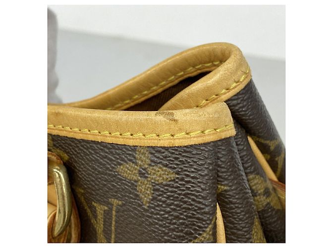 Borsa Louis Vuitton Monogram Batignolles Marrone - vista 7