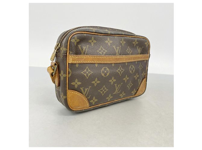Borsa a tracolla Louis Vuitton Monogram Trocadero 24 Marrone - vista 2
