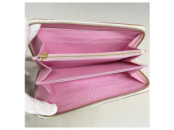 Louis Vuitton Monogram Multicolor Zippy Wallet Pink White - view 3