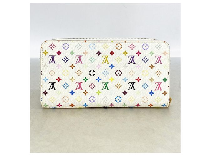 Louis Vuitton Monogram Multicolor Zippy Wallet Pink White - view 7
