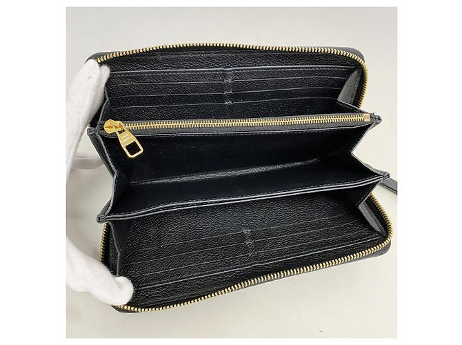 Cartera Zippy Monogram Empreinte Louis Vuitton Negro - vista 3