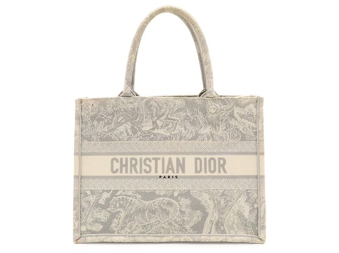 Christian Dior Medium Book Tote Castaño - vista 2