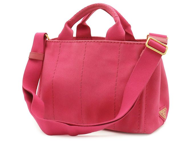 Prada Canapa Tote Bag/Schultertasche Pink - Ansicht 3
