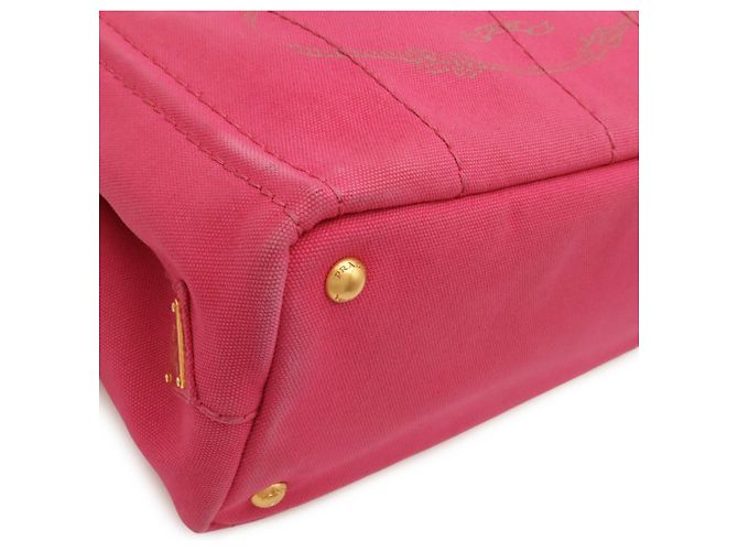 Prada Canapa Tote Bag/Schultertasche Pink - Ansicht 4