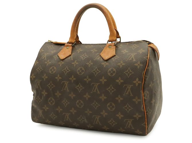 Bolsa Louis Vuitton Monogram Speedy 30 Marrom - vista 3