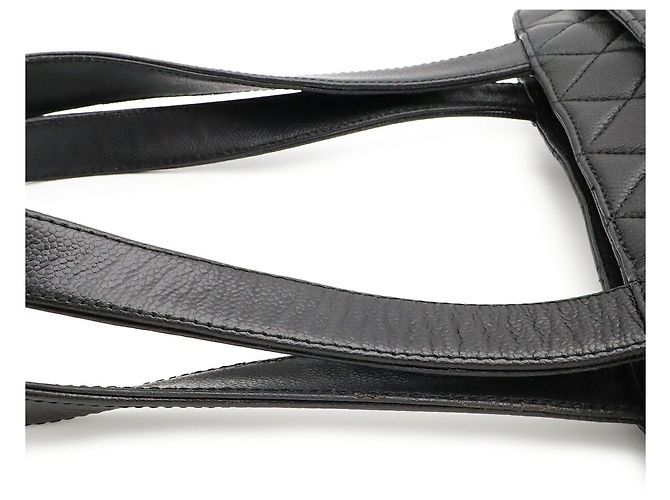 Chanel Matelassé Coco Mark Tote Bag Black - view 5