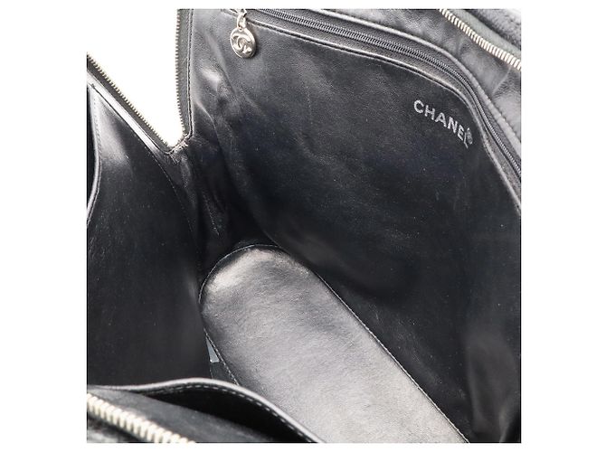 Chanel Matelassé Coco Mark Tote Bag Black - view 9