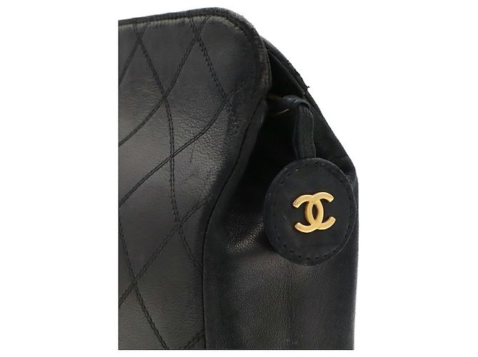 Borsa a pochette Chanel Bicolor Matelassé Nero - vista 5