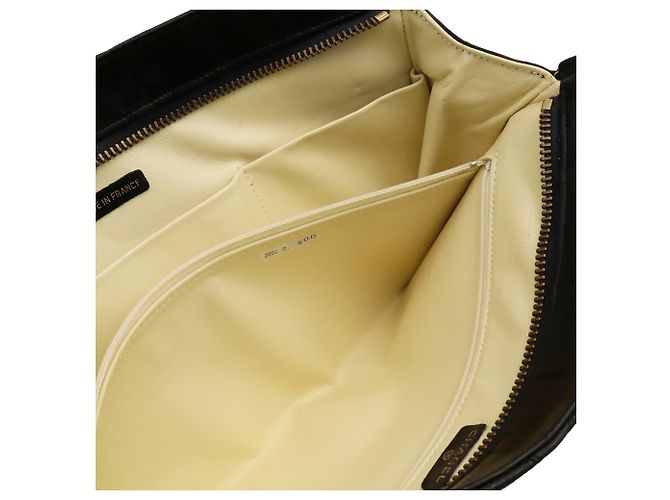 Borsa a pochette Chanel Bicolor Matelassé Nero - vista 9