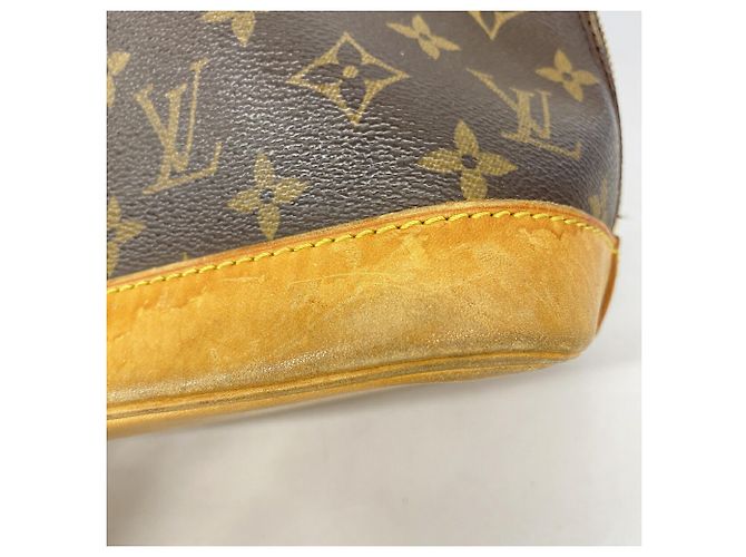 Bolso de mano Louis Vuitton Alma Monogram Castaño - vista 6