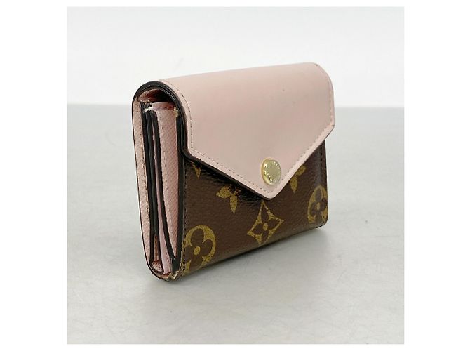 Portefeuille Tri-fold Louis Vuitton en Rose Ballerine - vue 2