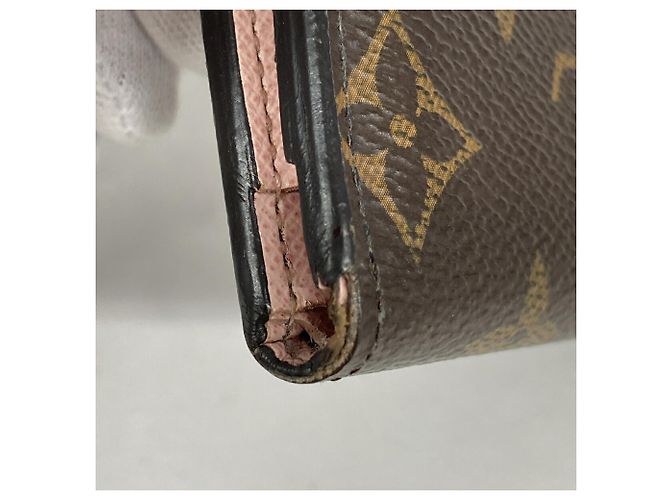 Portefeuille Tri-fold Louis Vuitton en Rose Ballerine - vue 6