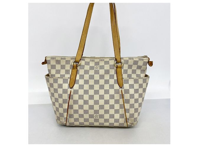 Saco Tote Louis Vuitton Damier Azur Totally PM Branco - vista 11