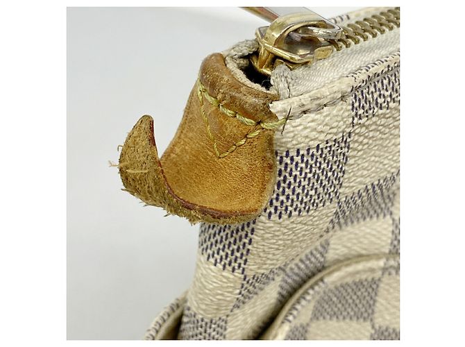 Saco Tote Louis Vuitton Damier Azur Totally PM Branco - vista 7
