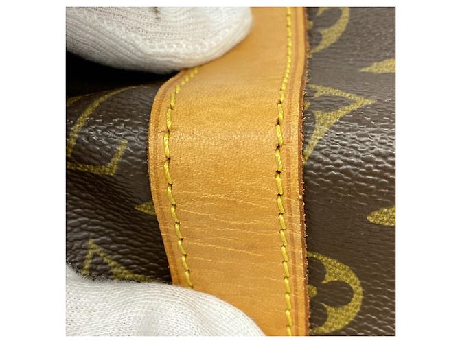 Louis Vuitton Brown Boston Monogram Keepall Bandoulière 50 Braun - Ansicht 10