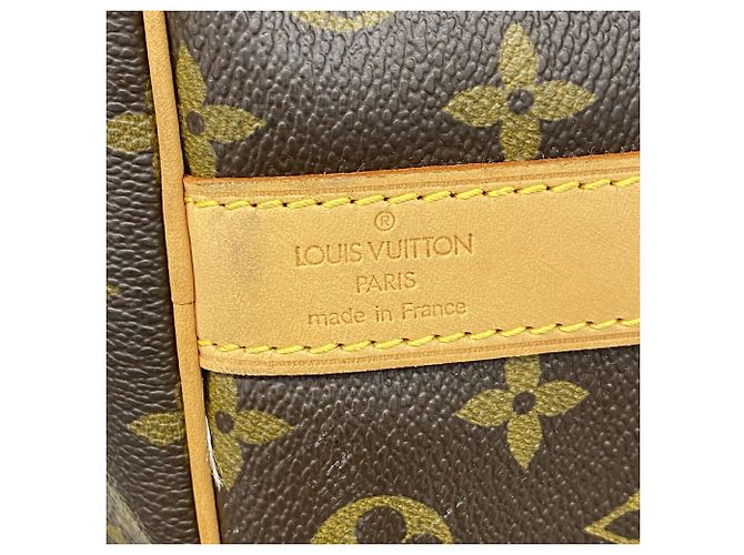 Louis Vuitton Brown Boston Monogram Keepall Bandoulière 50 Braun - Ansicht 5