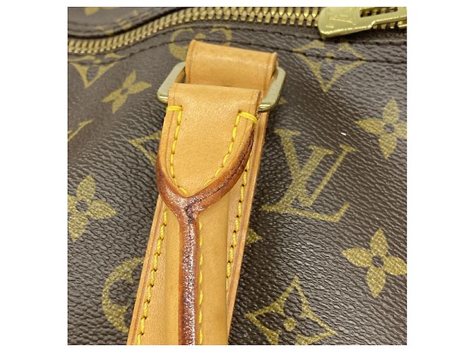 Louis Vuitton Brown Boston Monogram Keepall Bandoulière 50 Braun - Ansicht 9
