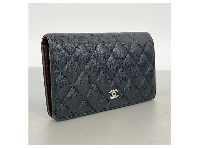 Chanel langes Portemonnaie schwarz - Ansicht 2