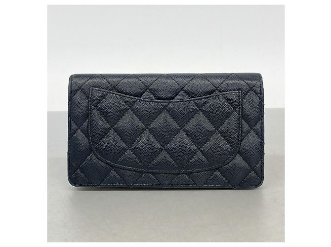 Chanel langes Portemonnaie schwarz - Ansicht 8