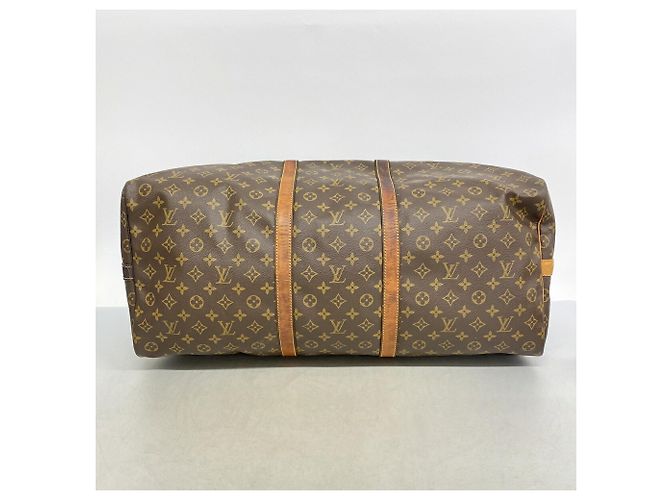 Louis Vuitton Boston Monogram Keepall Bandoulière 60 Braun - Ansicht 3