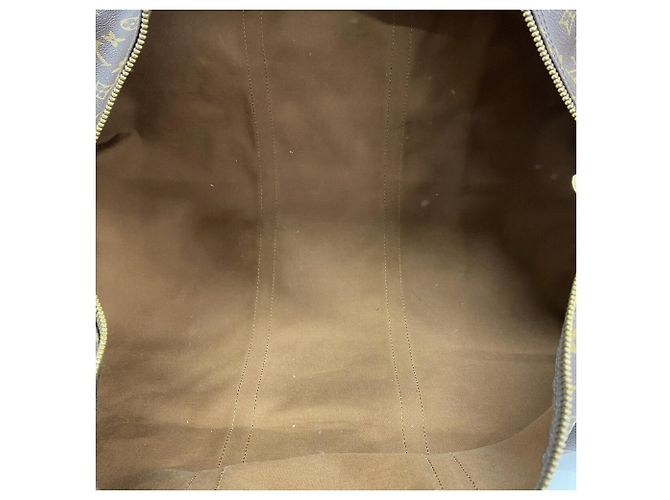 Louis Vuitton Boston Monogram Keepall Bandoulière 60 Braun - Ansicht 4