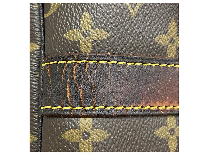 Louis Vuitton Boston Monogram Keepall Bandoulière 60 Braun - Ansicht 5