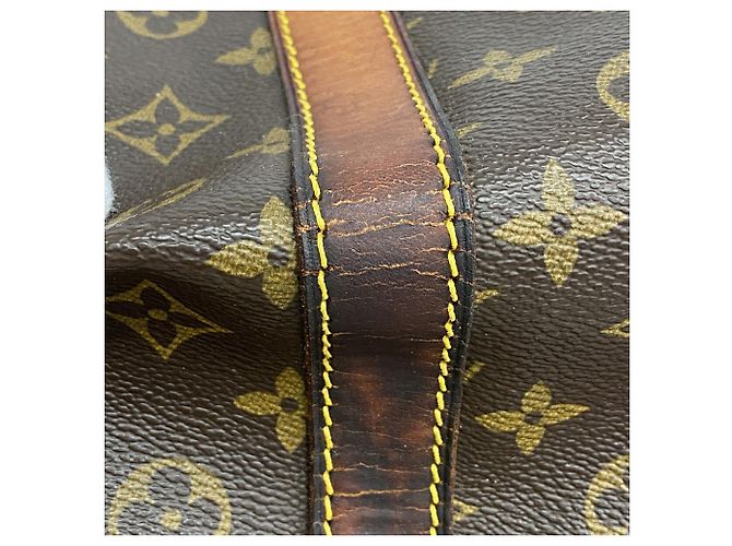 Louis Vuitton Boston Monogram Keepall Bandoulière 60 Braun - Ansicht 6