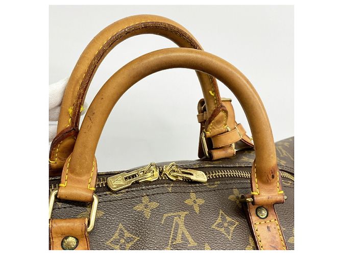 Louis Vuitton Boston Monogram Keepall Bandoulière 60 Braun - Ansicht 9