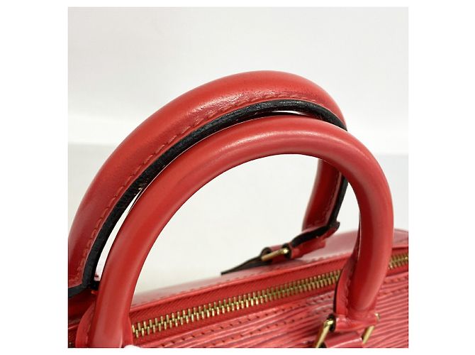 Borsa Louis Vuitton Epi Speedy 25 Rosso - vista 11