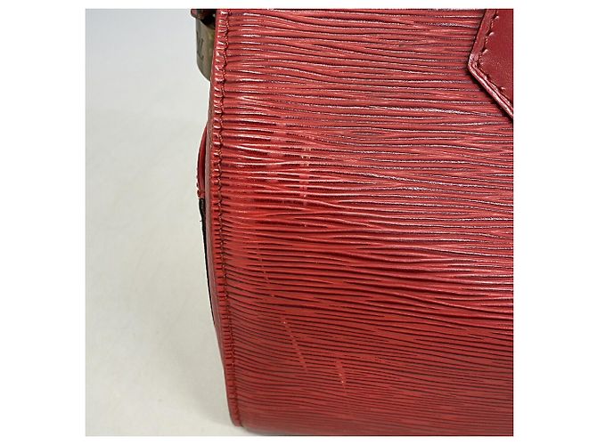 Borsa Louis Vuitton Epi Speedy 25 Rosso - vista 7