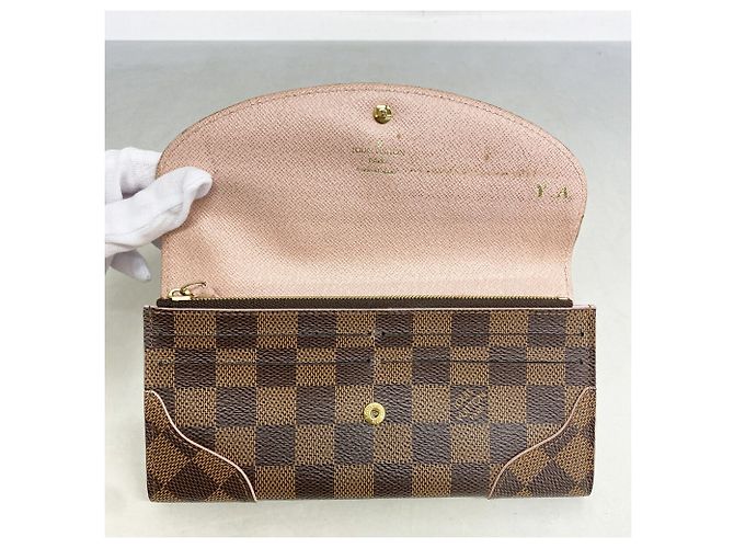 Louis Vuitton Damier Portefeuille Caïssa Long Wallet Rosa - vista 10